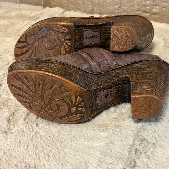 Born Women's Purple Heeled Loafers - Picture 7 of 7